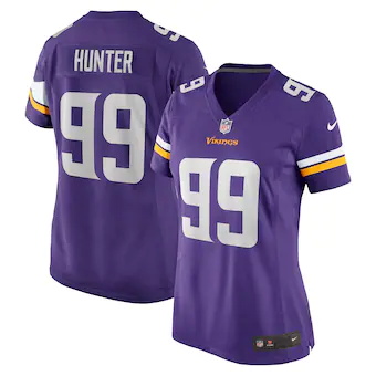 womens nike danielle hunter purple minnesota vikings game j